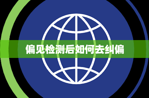 偏见检测后如何去纠偏
