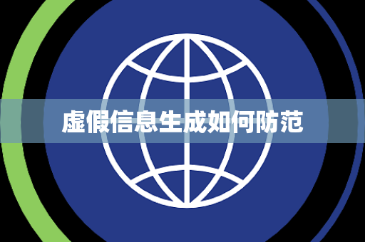 虚假信息生成如何防范