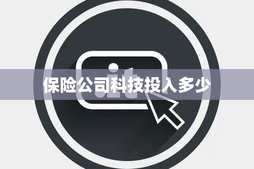 保险公司科技投入多少