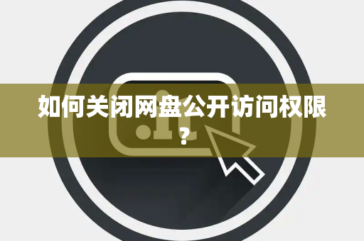 如何关闭网盘公开访问权限? 如何关闭网盘公开访问权限?