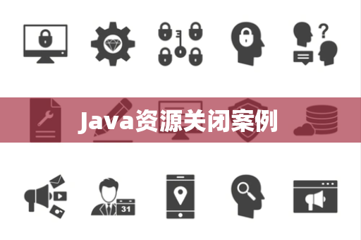 Java资源关闭案例