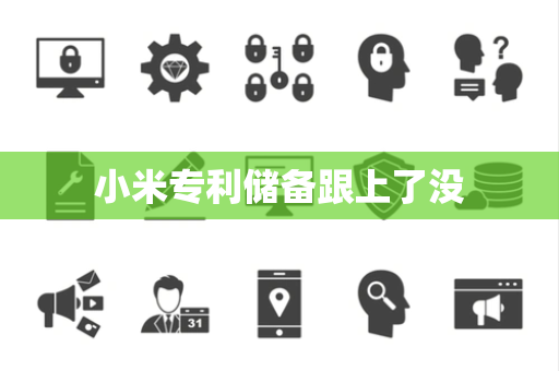 小米专利储备跟上了没