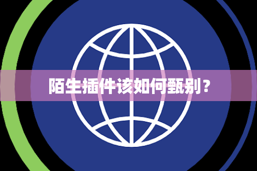 陌生插件该如何甄别？