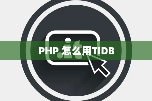 PHP 怎么用TIDB