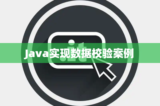 Java实现数据校验案例