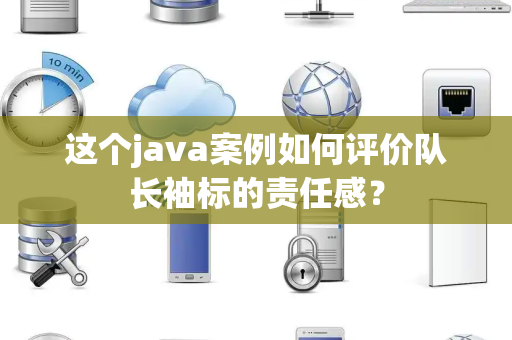 这个java案例如何评价队长袖标的责任感？
