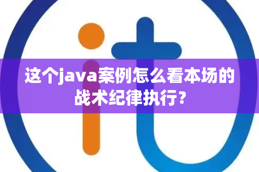 这个java案例怎么看本场的战术纪律执行？