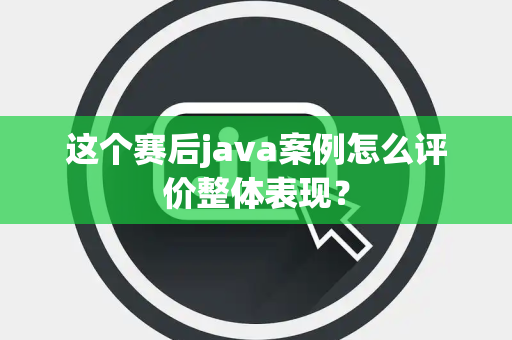 这个赛后java案例怎么评价整体表现？