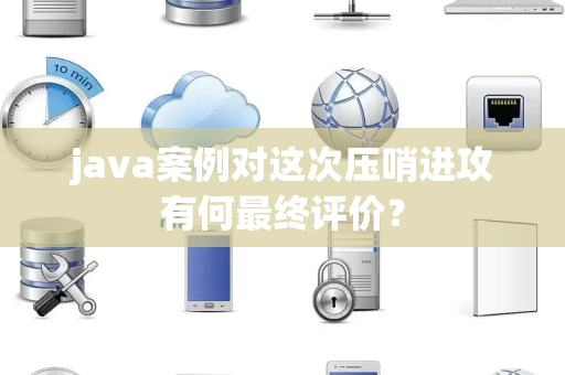 java案例对这次压哨进攻有何最终评价？