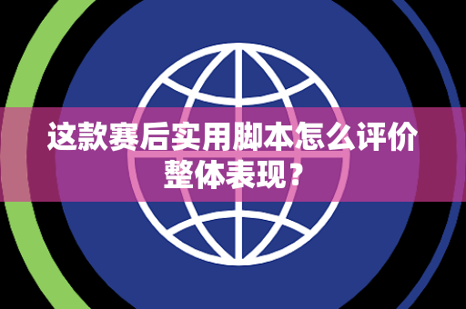 这款赛后实用脚本怎么评价整体表现？