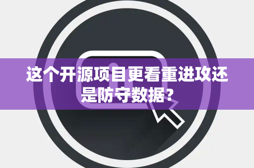 这个开源项目更看重进攻还是防守数据？