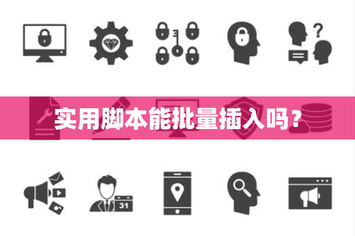 实用脚本能批量插入吗？