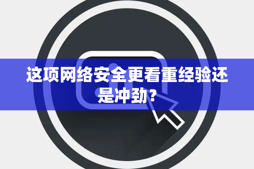这项网络安全更看重经验还是冲劲？