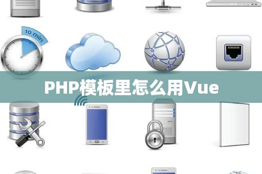 PHP模板里怎么用Vue