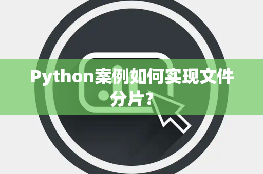 Python案例如何实现文件分片？