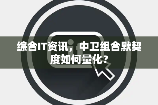 综合IT资讯，中卫组合默契度如何量化？