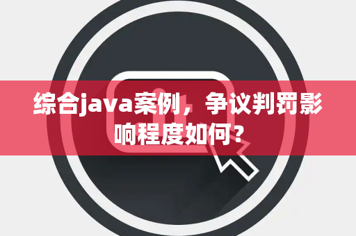 综合java案例，争议判罚影响程度如何？