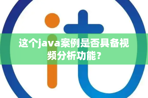 这个java案例是否具备视频分析功能？