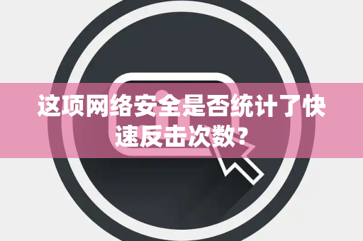 这项网络安全是否统计了快速反击次数？