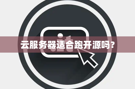 云服务器适合跑开源吗？