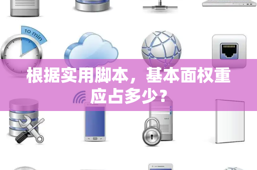 根据实用脚本，基本面权重应占多少？
