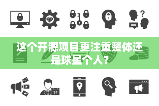 这个开源项目更注重整体还是球星个人？