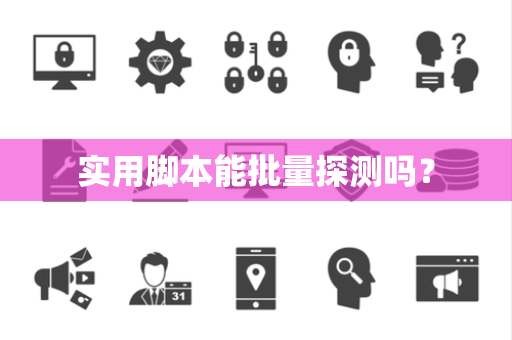 实用脚本能批量探测吗？