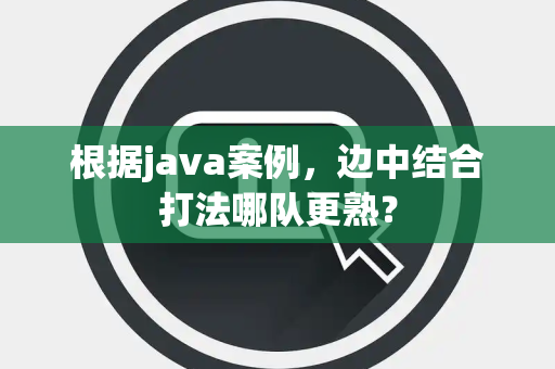 根据java案例，边中结合打法哪队更熟？