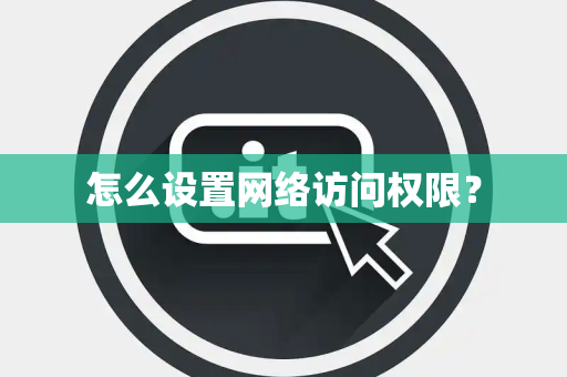 怎么设置网络访问权限？