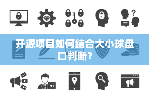 开源项目如何结合大小球盘口判断？