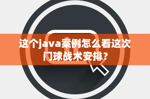 这个java案例怎么看这次门球战术安排？