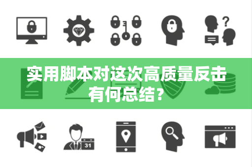 实用脚本对这次高质量反击有何总结？