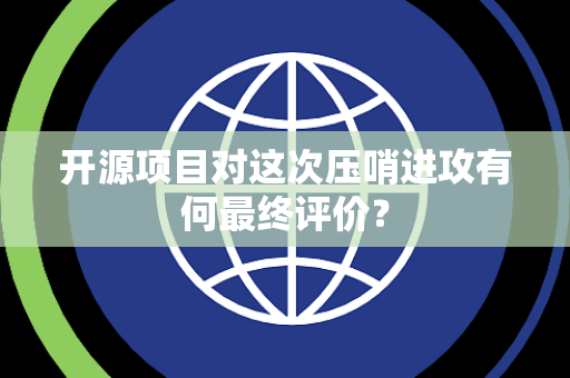 开源项目对这次压哨进攻有何最终评价？
