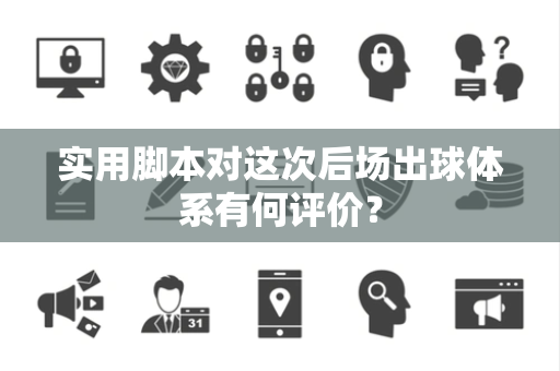 实用脚本对这次后场出球体系有何评价？