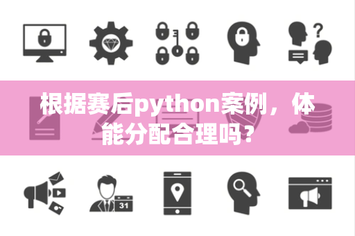 根据赛后python案例，体能分配合理吗？