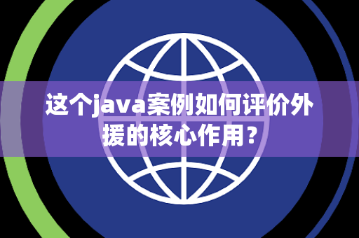 这个java案例如何评价外援的核心作用？