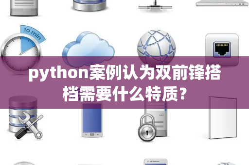 python案例认为双前锋搭档需要什么特质？