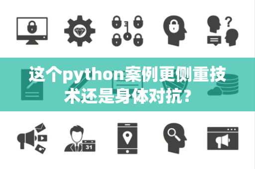 这个python案例更侧重技术还是身体对抗？