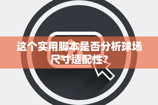 这个实用脚本是否分析球场尺寸适配性？