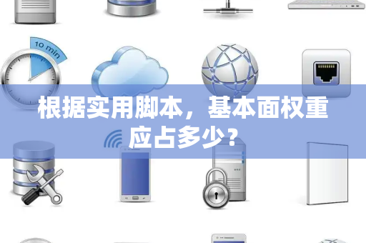 根据实用脚本，基本面权重应占多少？
