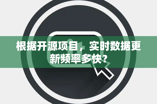 根据开源项目，实时数据更新频率多快？