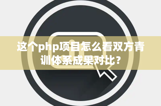 这个php项目怎么看双方青训体系成果对比？
