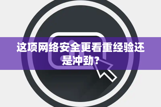 这项网络安全更看重经验还是冲劲？