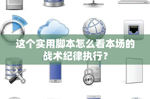 这个实用脚本怎么看本场的战术纪律执行？