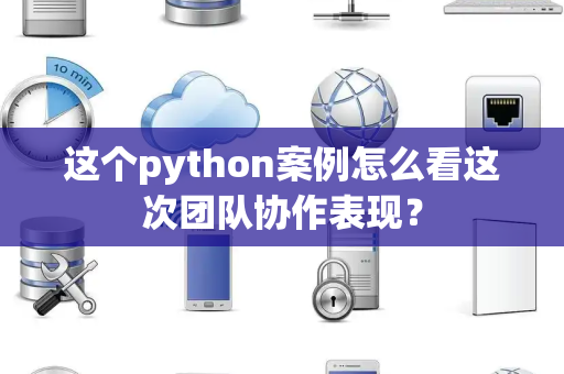 这个python案例怎么看这次团队协作表现？