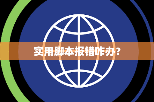 实用脚本报错咋办？
