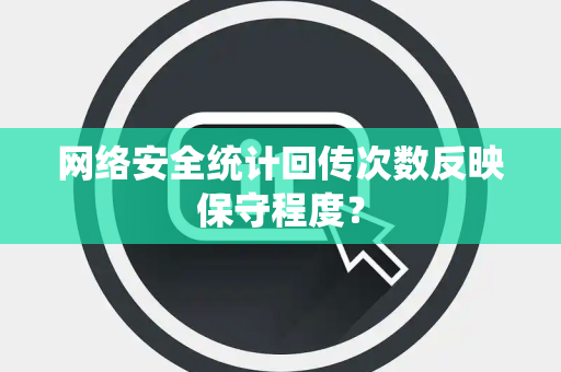 网络安全统计回传次数反映保守程度？