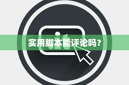 实用脚本能评论吗？