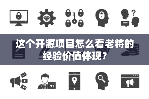 这个开源项目怎么看老将的经验价值体现？