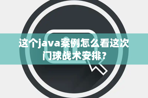 这个java案例怎么看这次门球战术安排？